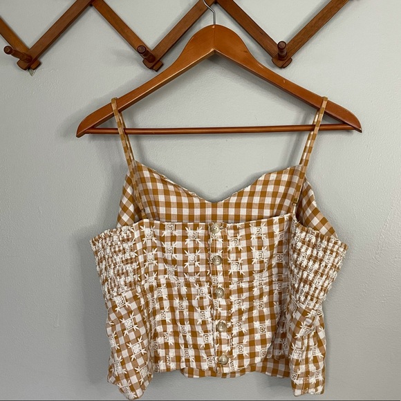 Anthropologie Gingham Crop Tank - Picture 3 of 4